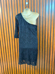 Chest 20  Length 34  Fabric Net Elegant Women's Mini Dress