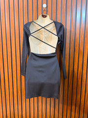 Chest 17  Length 29  Fabric Silk Jersey Beautiful Women's Mini Dress