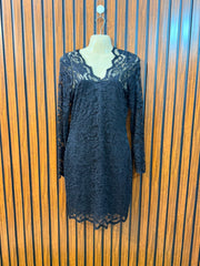 Chest 17  Length 34  Fabric Net Classic Women's Mini Dress