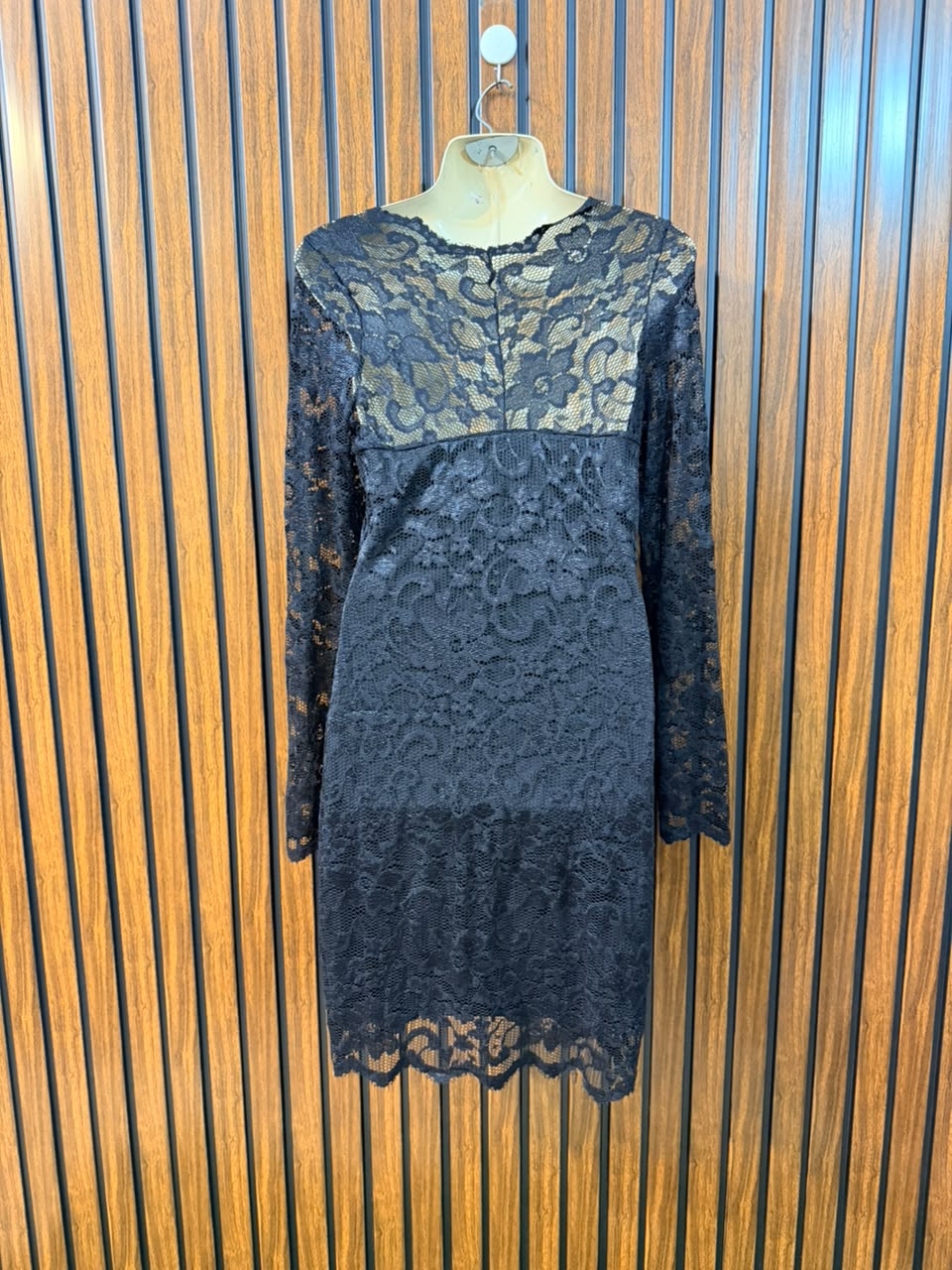 Chest 17  Length 34  Fabric Net Classic Women's Mini Dress