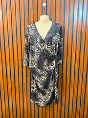 Chest 20  Length 39  Fabric Silk Jersey Ladies Mini Dress