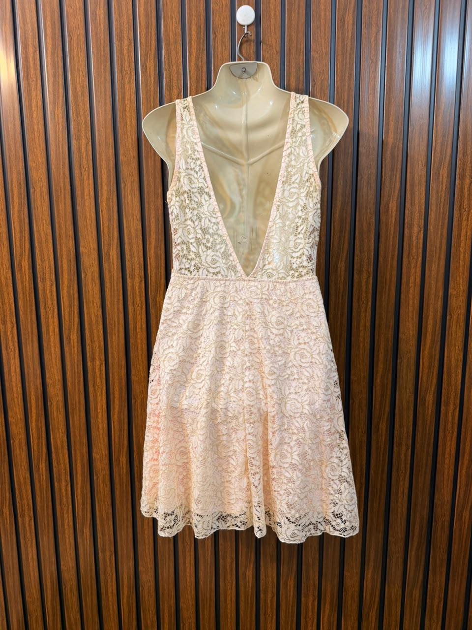 Chest 18  Length 33  Fabric Net Women's Branded Mini Dress