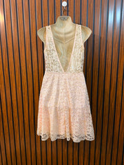 Chest 18  Length 33  Fabric Net Women's Branded Mini Dress