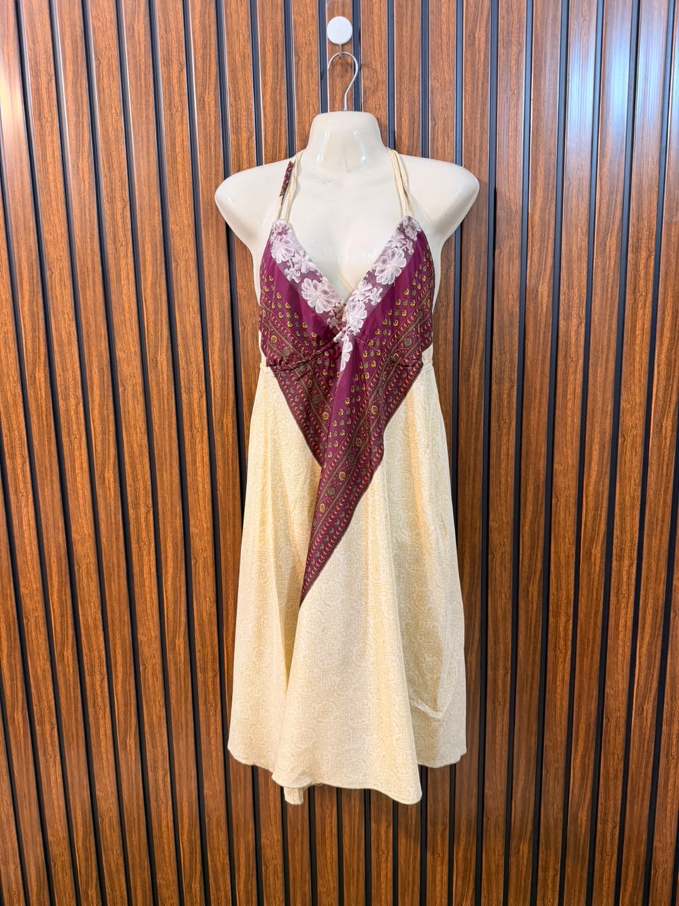 Chest Large  Length 39  Fabric Silk Women's Mini Dress Pakistan