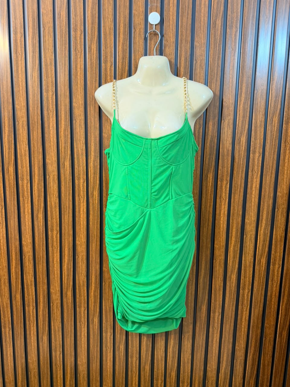 Chest 20  Length 32  Fabric net Exclusive Women's Mini Dress
