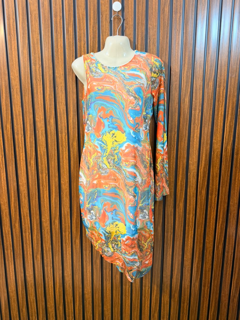 Chest 18  Length 40  Fabric net Modern Women's Mini Dress