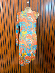 Chest 18  Length 40  Fabric net Modern Women's Mini Dress