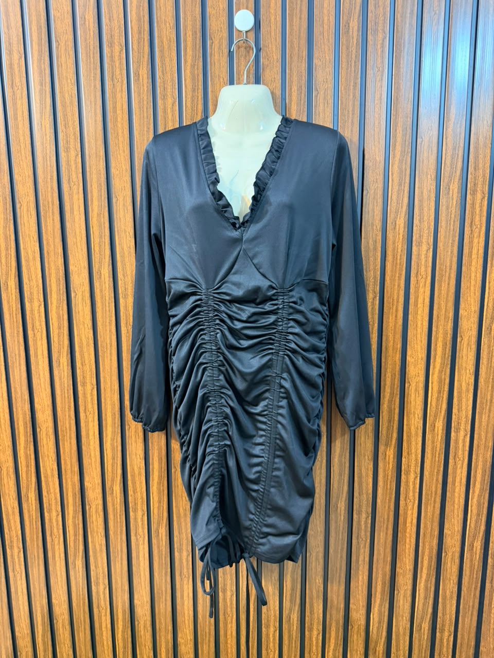 Chest 21  Length 36  Fabric silk jersey Women's Mini Dress Fashion
