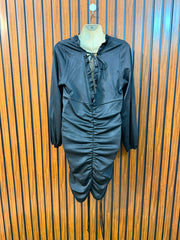 Chest 21  Length 36  Fabric silk jersey Women's Mini Dress Fashion