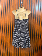 Chest 17  Length 31  Fabric Silk Women's Mini Dress Outfit