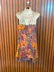 Chest 17  Length 33  Fabric Chiffon Women's Designer Mini Dress