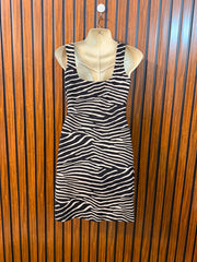 Chest 17  Length 36  Fabric Silk Jersey Branded Ladies Mini Dress