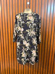 Chest 20  Length 32  Fabric Chiffon Women's Trend Mini Dress