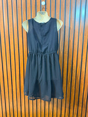 Chest 19  Length 31  Fabric Chiffon Women's Elegant Mini Dress