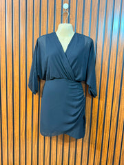 Chest 19  Length 28  Fabric Chiffon Women's Smart Mini Dress