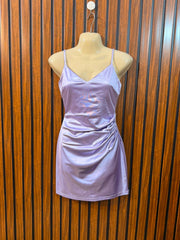 Chest 17  Length 27  Fabric Silk Women's Mini Dress Wear