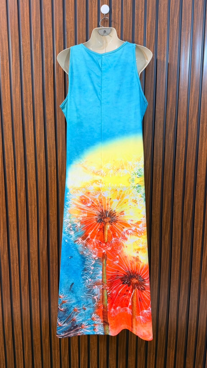 Chest 21  Lenght 51  Fabric silk jersey Imported Women's Long Maxi