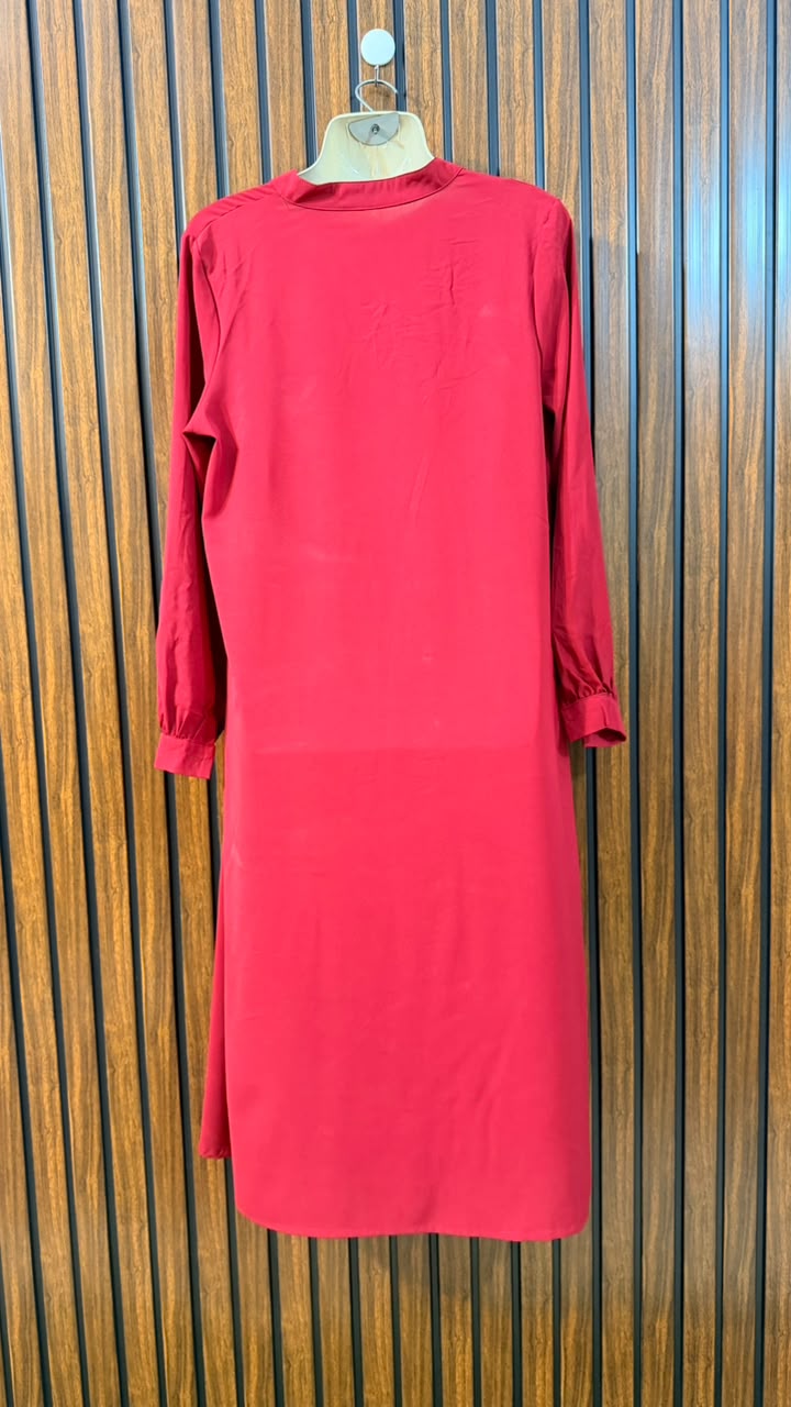 Chest 20  Lenght 43  Fabric Cotton Silk Top Quality Women's Long Maxi