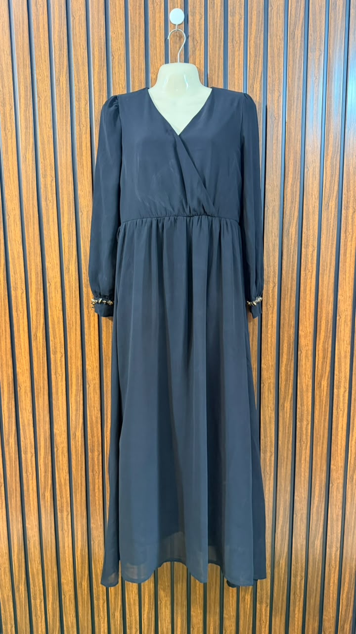 Chest 17  Lenght 52  Fabric Chiffon Women's Long Maxi Boutique