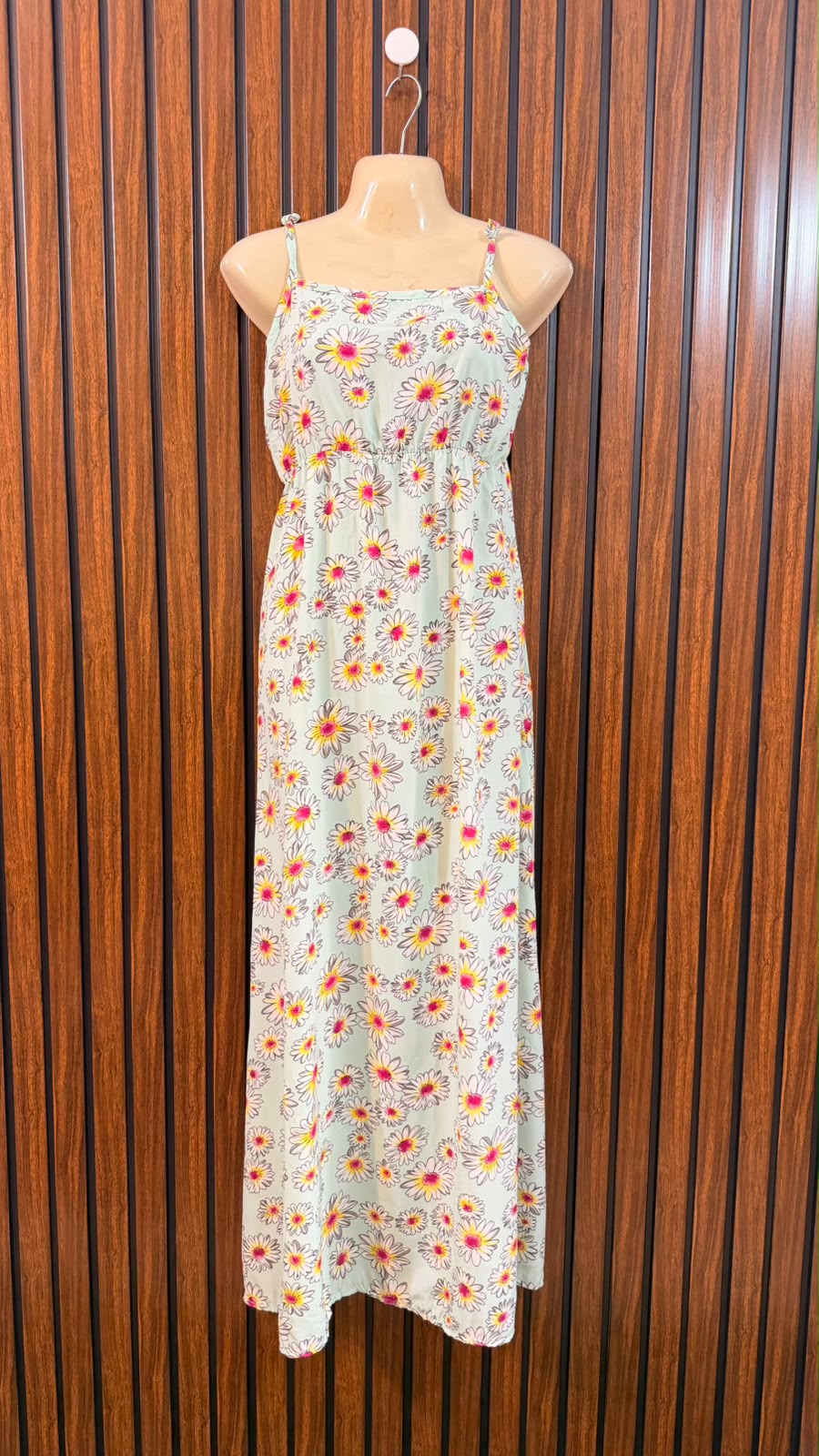 Chest 17  Length 50  Fabric Silk Signature Women's Long Maxi