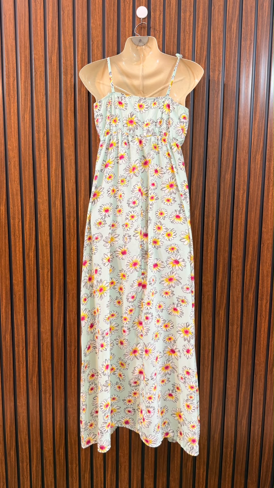 Chest 17  Length 50  Fabric Silk Signature Women's Long Maxi
