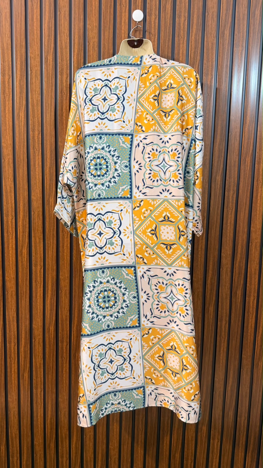 Chest 23 Baggy Style  Length 47  Fabric Silk Women's Long Maxi Favorites