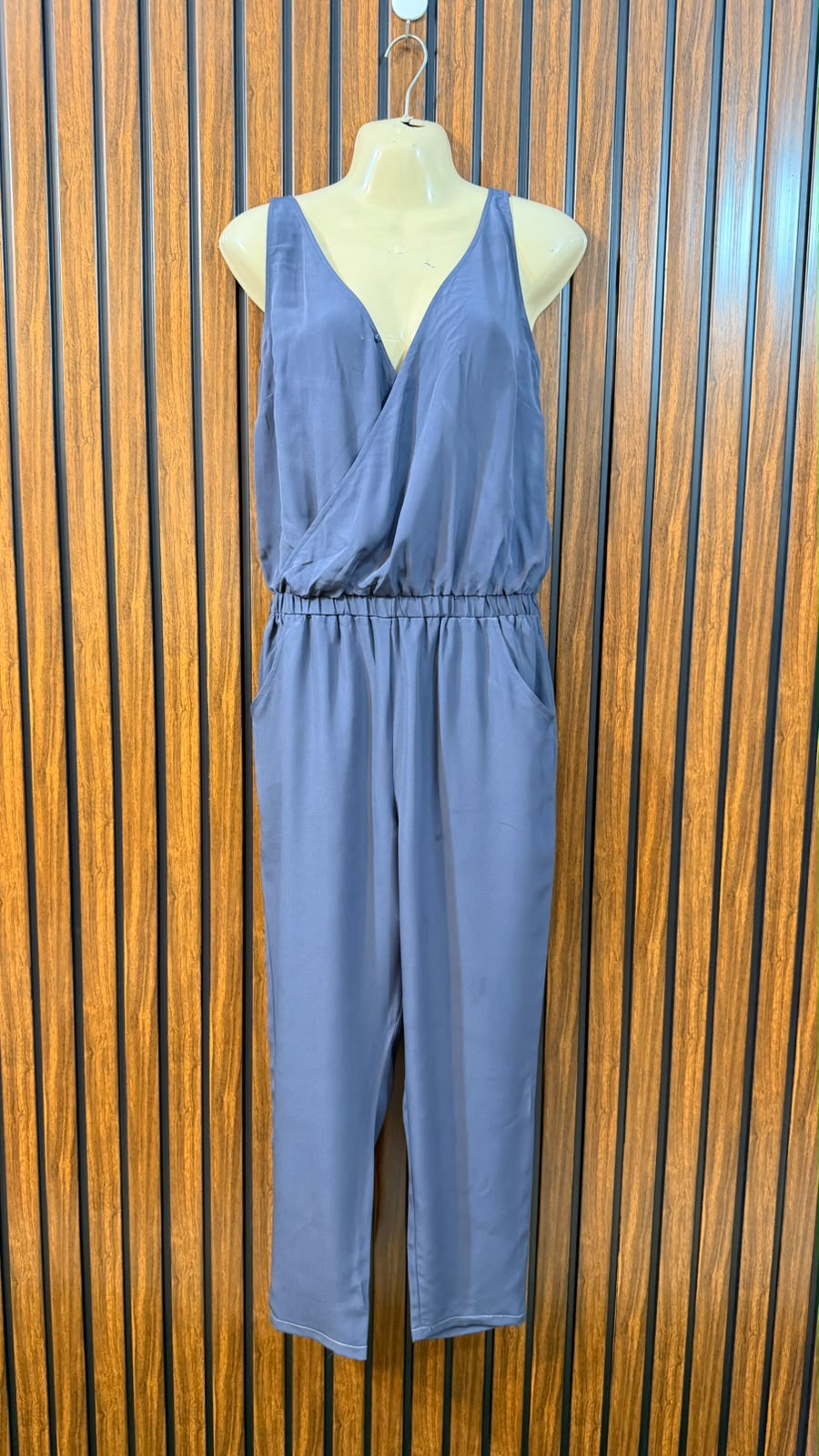 Chest 17  Length 51  Fabric Silk Imported Branded Women's Jumpsuit