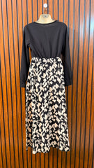 Chest 17  Length 49  Fabric Chiffon And Silk Women's Long Maxi Range