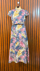 Chest 17  Length 37 To 47  Fabric Silk Best Western Branded Women's Long Maxi