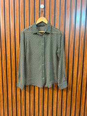 Chest 19  Length 25  Fabric Chiffon Elegant Women's Full Sleeve Top