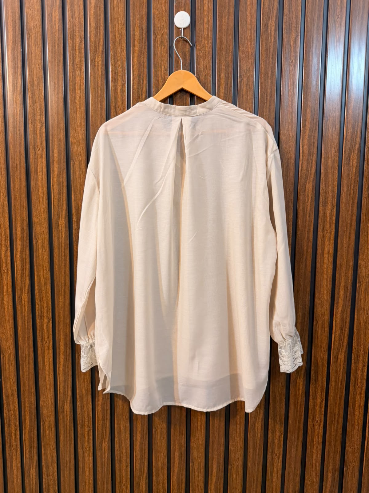 Chest 19  Length 25  Fabric Chiffon Fashion Women's Full Sleeve Top