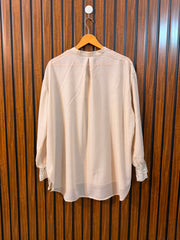 Chest 19  Length 25  Fabric Chiffon Fashion Women's Full Sleeve Top