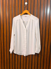 Chest 19  Length 25  Fabric Chiffon Stylish Women's Full Sleeve Top