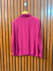 Chest 17  Length 23  Fabric Chiffon Women's Full Sleeve Top Pakistan