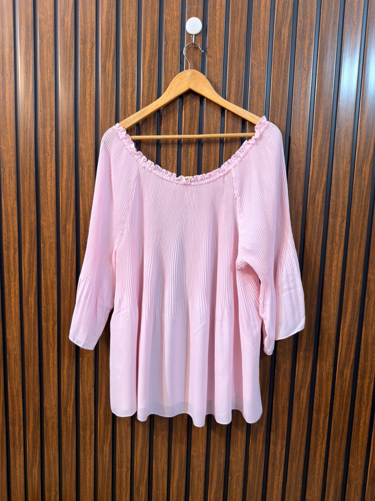 Chest 27  Length 27  Fabric Chiffon Women's Full Sleeve Top Online