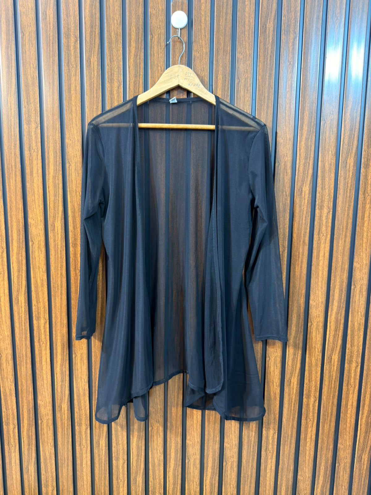 Chest Small  Length 31  Fabric Net Latest Women's Full Sleeve Shrug