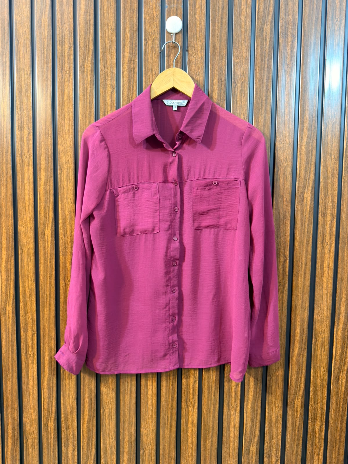 Chest 17  Length 23  Fabric Chiffon Women's Full Sleeve Top Pakistan