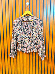 Chest 17  Length 20  Fabric Chiffon Women's Everyday Top