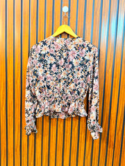 Chest 17  Length 20  Fabric Chiffon Women's Everyday Top