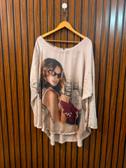 Chest Xl Baggy Style  Length 27 To 32  Front Fabric Silk  Other Fabric Rayon Women's Elegant Top