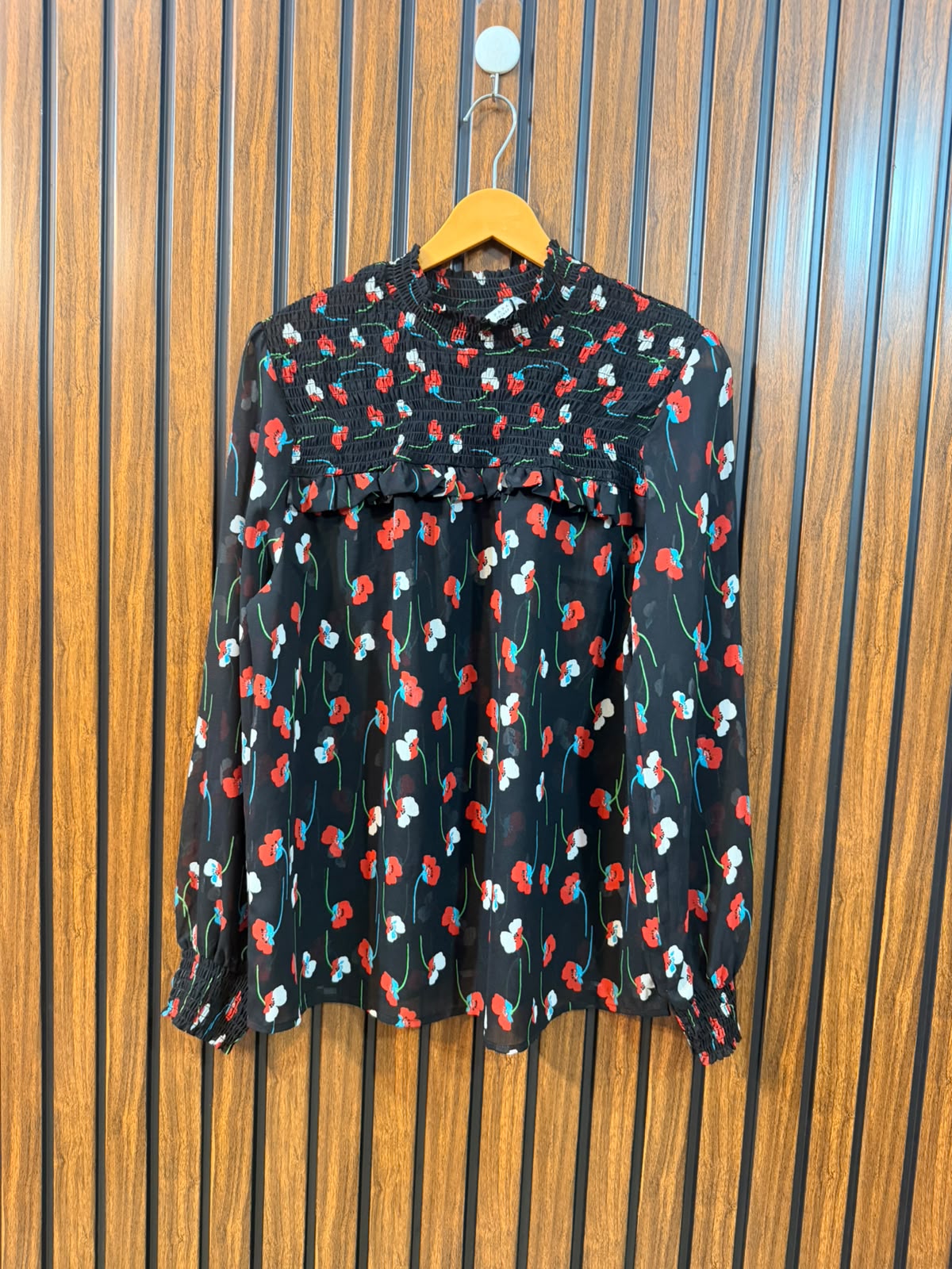 Chest 20  Length 25  Fabric Chiffon Women's Premium Fashion Top