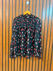 Chest 20  Length 25  Fabric Chiffon Women's Premium Fashion Top