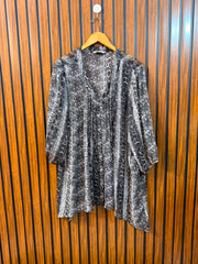 Chest 22  Length 33  Fabric Chiffon Women's Trendy Fashion Top