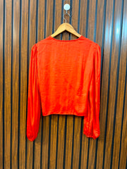 Chest 17  Length 18  Fabric Silk Women's Fashion Collection Top