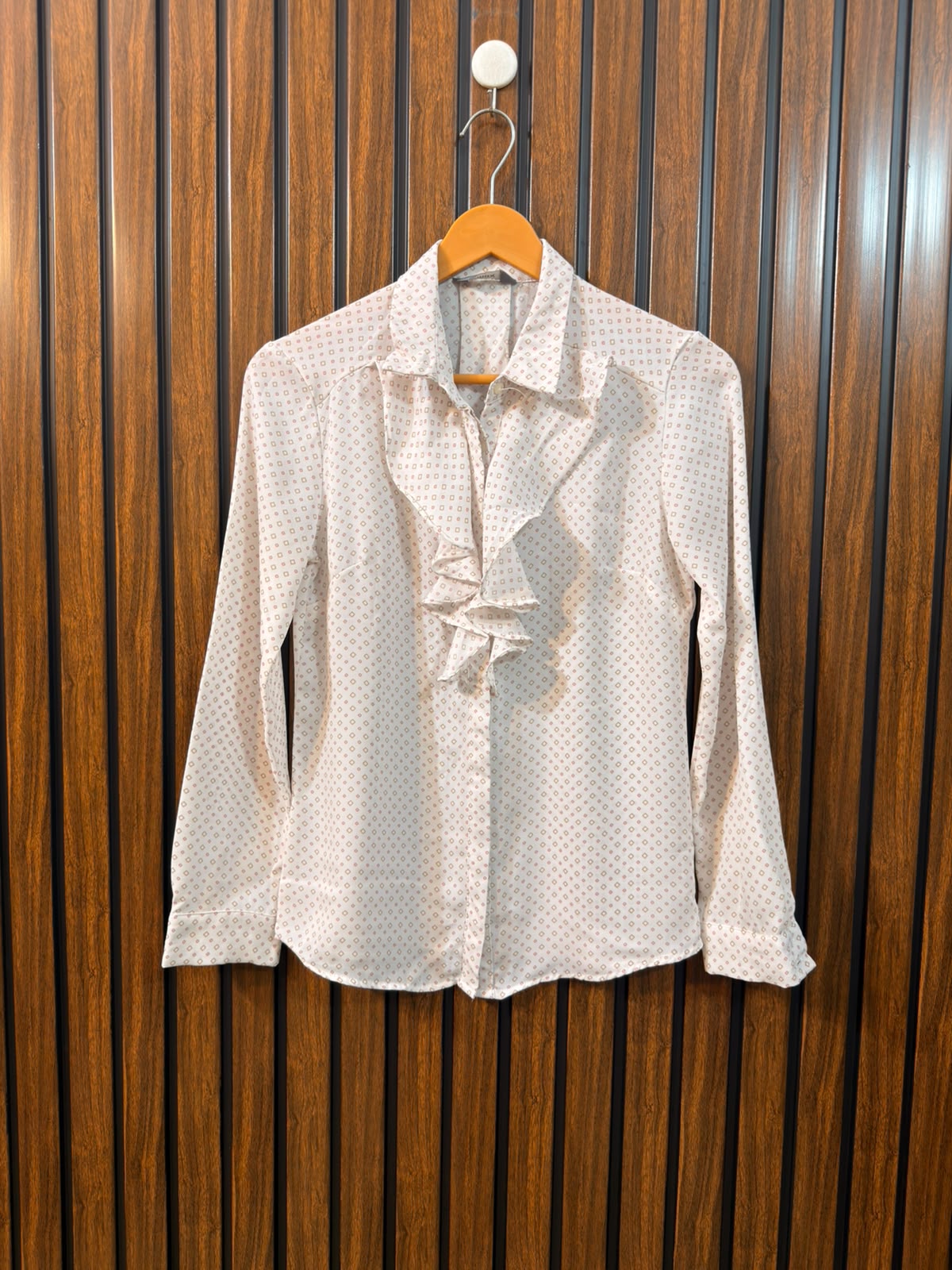 Chest 16  Length 23  Fabric Chiffon Women's Trend Wear Top