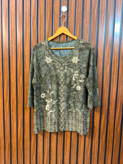 Chest 21  Lenght 25 Women's Daily Wear T-Shirt
