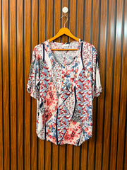 Chest 22  Lenght 27 Women's Stylish T-Shirt