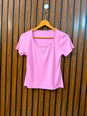 Chest 17  Lenght 19 Women's Trendy T-Shirt