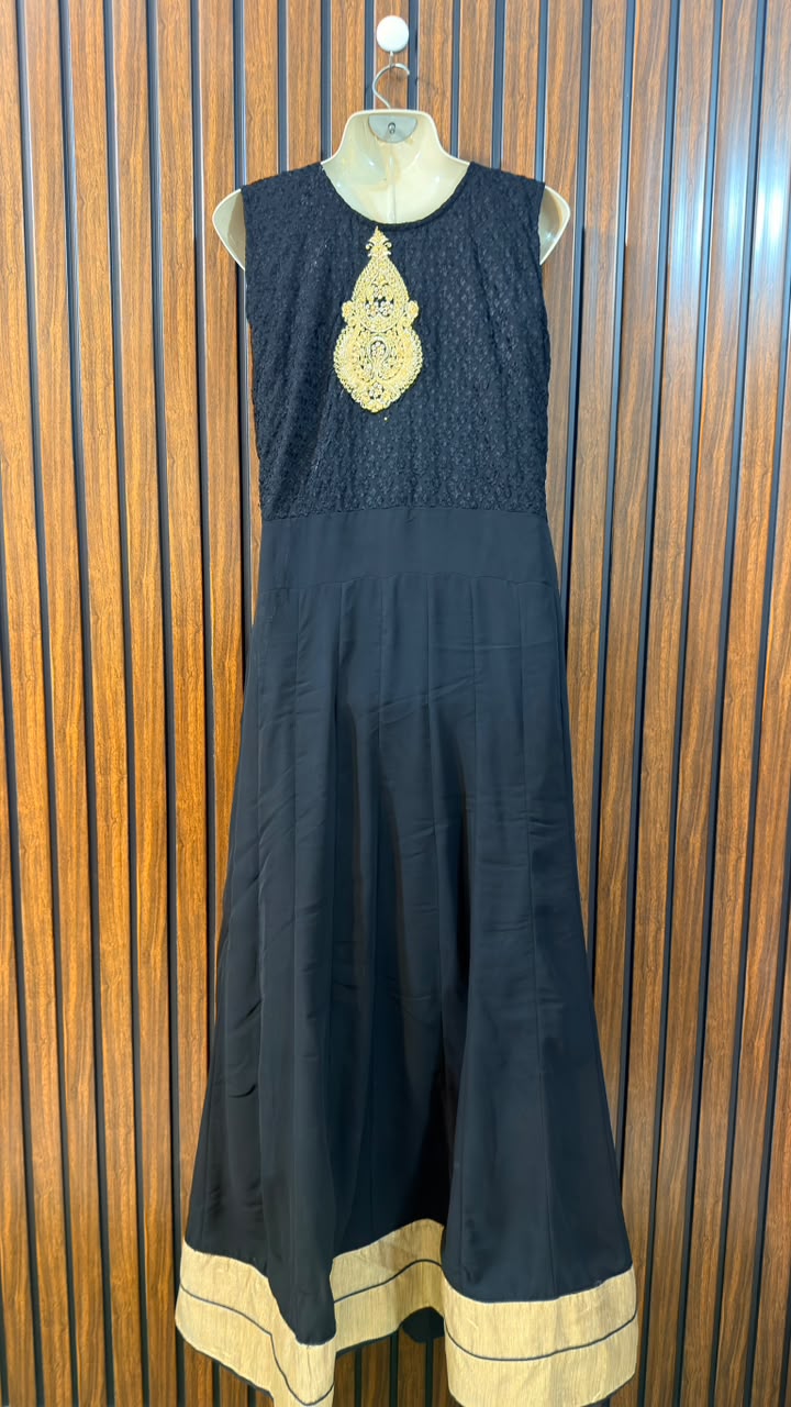 Chest 18  Length 59  Fabric Chiffon Premium Women's Long Maxi