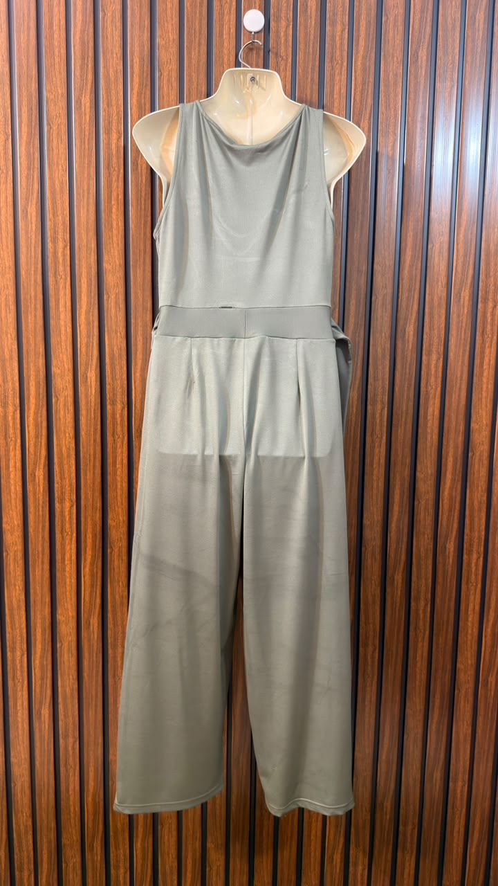 Chest 19  Length 47  Fabric Silk Jersey Western Jumpsuit